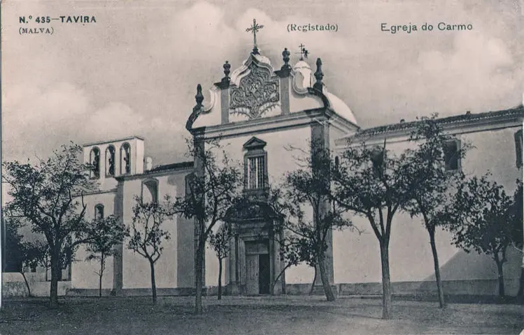 Igreja da Ordem Terceira de Nossa Senhora do Carmo - <a href="http://ww3.aeje.pt/avcultur/avcultur/postais/Postais_ilustrados.htm">Postcard</a> 7/9