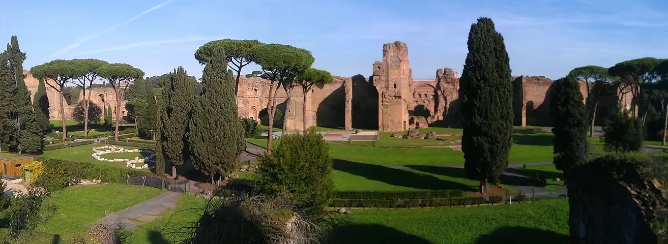 Baths of Caracalla - <span class="int-own-work" lang="">Own work by the original uploader</span> 6/11